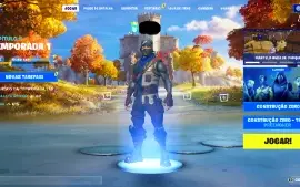 Conta Fortnite com skin rara da season 2 e diversas skins