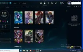 conta d4 soloq g3 na flex com 225 skins