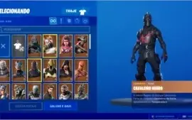 CONTA FORTNITE TODAS AS TEMPORADAS COM CAVALHEIRO NEGRO PC