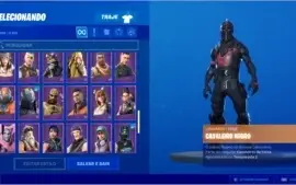 CONTA FORTNITE TODAS AS TEMPORADAS COM CAVALHEIRO NEGRO PC