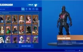 CONTA FORTNITE TODAS AS TEMPORADAS COM CAVALHEIRO NEGRO PC