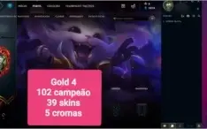Conta lol muitos campeão e skins