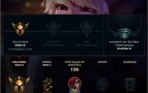 CONTA LEAGUE OF LEGENDS | LV 53 | 25 CHAMPS | MMR GOLD+ |