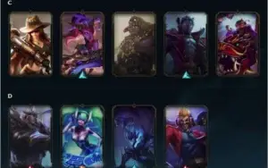 Conta com Skins raras Kayle Juíza, Rammus rei e vitoriosos