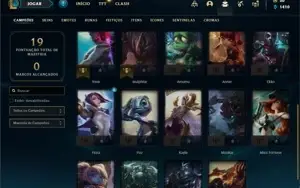 Conta ouro 4 com  25 Champs e 10 Skins