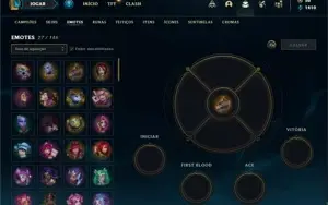 Conta ouro 4 com  25 Champs e 10 Skins