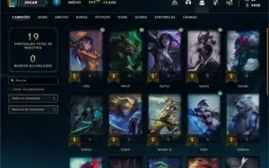 Conta ouro 4 com  25 Champs e 10 Skins