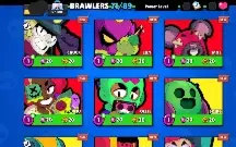 Conta com 19 Brawlers Nível 11, 9 Lendários e 35,000 Blings