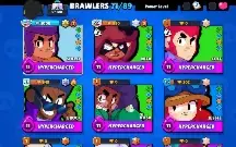 Conta com 19 Brawlers Nível 11, 9 Lendários e 35,000 Blings