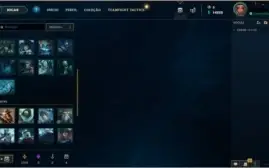 Conta LoL Lvl 103 - Gold 1/ 70 Campeões/20 Skins Boa