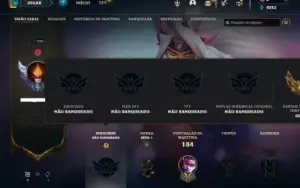 Unranked com 80 Champs e 37 Skins ( ADC / MID / JG )