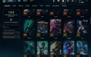 Unranked com 80 Champs e 37 Skins ( ADC / MID / JG )