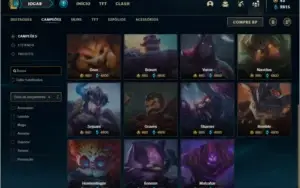 Conta platina 1 com 145 champs e 199 skins ( NIVEL 559 )