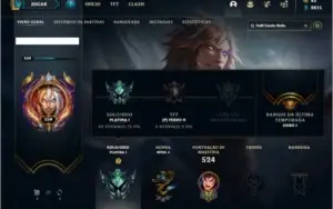 Conta platina 1 com 145 champs e 199 skins ( NIVEL 559 )