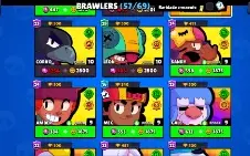Conta Brawl Stars, possuí todos os passes e skins sazonais!!