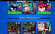 Conta Brawl Stars, possuí todos os passes e skins sazonais!!