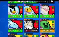 Conta Brawl Stars, possuí todos os passes e skins sazonais!!