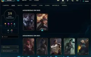 Conta League of Legends - Diamante 2 - MMR Alto
