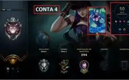 CONTA LOL | UNRANKED | 82 CHAMPS & 50 SKINS (DJ SONA)