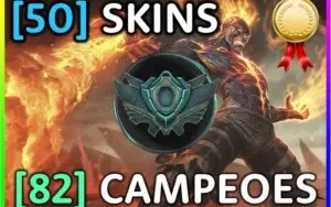 CONTA LOL | UNRANKED | 82 CHAMPS & 50 SKINS (DJ SONA)