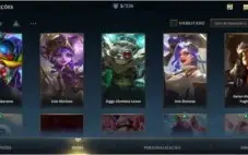 Conta platina 2 com bom Win rate 5 skins