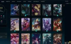 Conta League of legends 200+ skins Nivel 500++