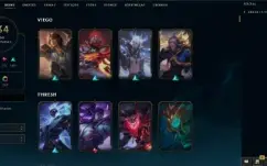 Conta League of legends 200+ skins Nivel 500++