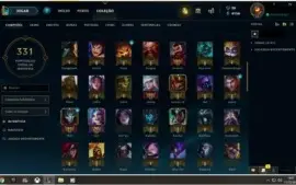 Conta LoL Plat 3 (SoloQ) - 133 campeões - 80 skins