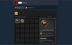 CONTA OLD STEAM 16 ANOS MEDALHAS 5 E 10 ANOS +300 JOGOS PAGO