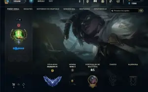 Conta LoL Diamante 4 smurf, mmr boostado.