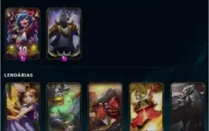 Vendo conta com 280 skins
