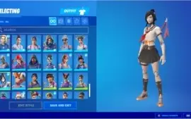 FORTNITE 124 SKINS + SALVE O MUNDO (SKINS RARAS)
