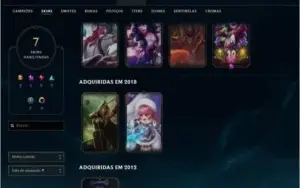 Conta Unranked LV30  7 Skins, 31 campeos
