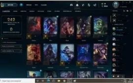 Conta League of Legends (100 campeões) Platina 4 (barato)