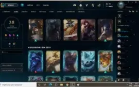 Conta League of Legends (100 campeões) Platina 4 (barato)