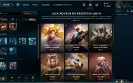 CONTA GOLD 4 - 70 CAMPEÕES E 32 SKINS