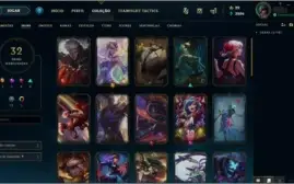 CONTA GOLD 4 - 70 CAMPEÕES E 32 SKINS