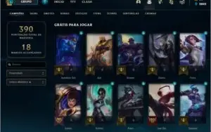 Conta no League Of Legends TOP