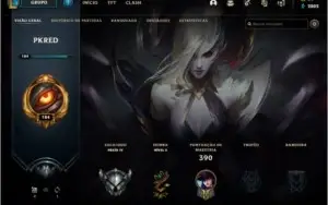 Conta no League Of Legends TOP