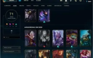 Conta no League Of Legends TOP