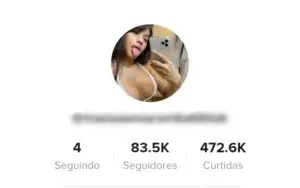 Conta tiktok 83.5k barato