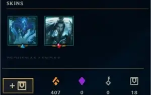 ACC Riot games Valorant 1° passe,LOL 57 skins, tft 9 lendas