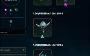 conta com riven 2012, ícones e wards raras