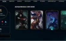 CONTA LEAGUE OF LEGENDS PLATINA 4