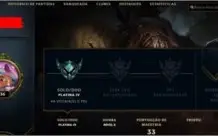 CONTA LEAGUE OF LEGENDS PLATINA 4