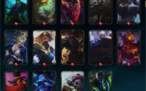Conta LOL, 200 skins+, ex Diamond 1, cosméticos TFT!!!