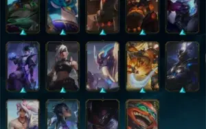 Conta LOL, 200 skins+, ex Diamond 1, cosméticos TFT!!!