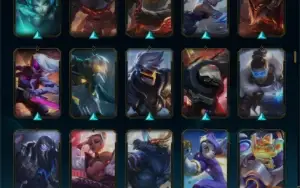 Conta LOL, 200 skins+, ex Diamond 1, cosméticos TFT!!!
