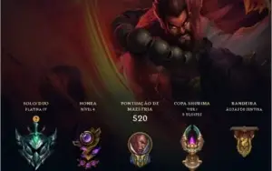 Conta LoL plat 4 season 2
