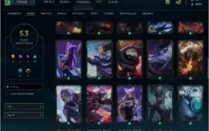 CONTA DE LOL MAIN YASUO LV 375, 53 SKINS MUITA MAESTRIA!!!